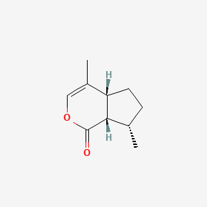 Cyclopenta[c]pyran-1(4aH)-one, 5,6,7,7a-tetrahydro-4,7-dimethyl-, (4aR,7S,7aS)-