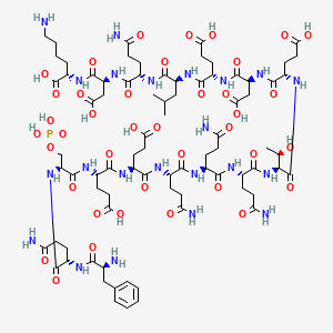 molecular formula C81H125N22O39P B12379730 beta-Casein phosphopeptide 