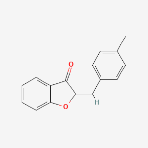 molecular formula C16H12O2 B12379767 2-(4-Methylbenzylidene)benzofuran-3(2H)-one 