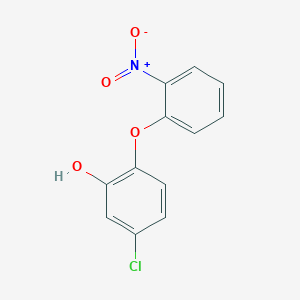 molecular formula C12H8ClNO4 B12379780 5-Chloro-2-(2-nitrophenoxy)phenol 