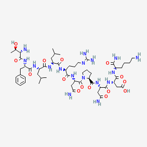 molecular formula C54H89N17O15 B12379800 Tfllrnpndk-NH2 