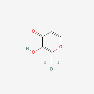 molecular formula C6H6O3 B12379814 Maltol-d3 