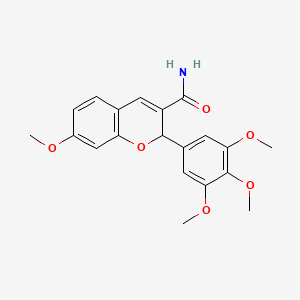 molecular formula C20H21NO6 B12379821 Tnf-|A-IN-13 