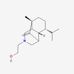 2-[(1R,8R,9R)-1-methyl-2-methylidene-9-propan-2-yl-5-azatricyclo[5.4.0.03,8]undecan-5-yl]ethanol