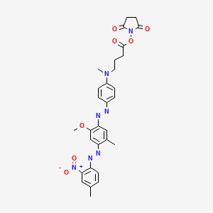 molecular formula C30H31N7O7 B12379880 Bhq-1 nhs 