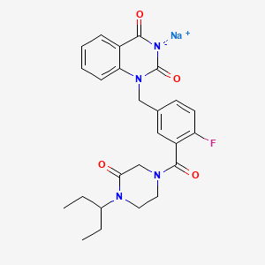 molecular formula C25H26FN4NaO4 B12379882 Parp7-IN-16 