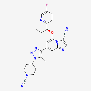 molecular formula C25H24FN9O B12379917 Fgfr3-IN-7 