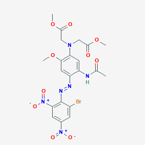 molecular formula C21H21BrN6O10 B12379933 Disperse blue ANT CAS No. 88938-51-6