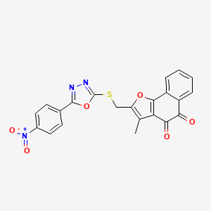 molecular formula C22H13N3O6S B12379994 Plk1-IN-8 