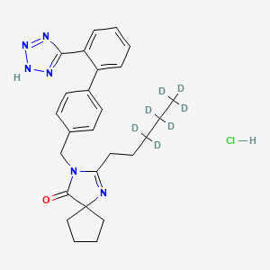 molecular formula C26H31ClN6O B12380007 Irbesartan-d7 (hydrochloride) 