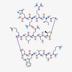 molecular formula C79H131N25O21 B12380010 Enavermotide 