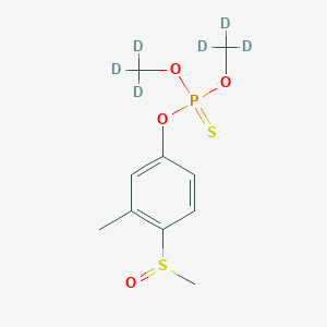 molecular formula C10H15O4PS2 B12380012 Fenthion Sulfoxide-d6 