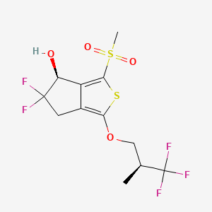 molecular formula C12H13F5O4S2 B12380024 Hif-2|A-IN-9 