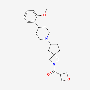 molecular formula C23H32N2O3 B12380043 M1/M2/M4 muscarinic agonist 2 