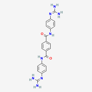 n,n'-Bis{4-[(diaminomethylidene)amino]phenyl}benzene-1,4-dicarboxamide