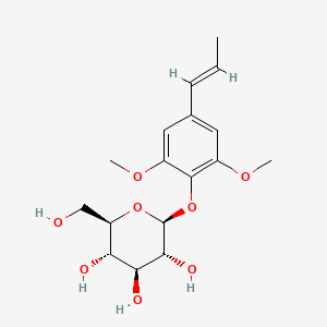 molecular formula C17H24O8 B12380048 Acantrifoside E 