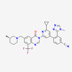 molecular formula C34H31F3N8O B12380068 Cbl-b-IN-19 