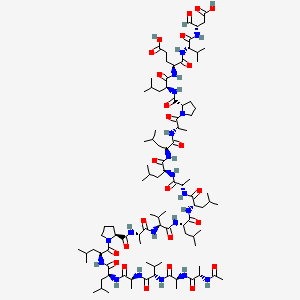 molecular formula C96H164N20O25 B12380081 Ac-AAVALLPAVLLALLAP-LEVD-CHO 