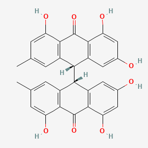 molecular formula C30H22O8 B12380086 cis-Emodin bianthrone 