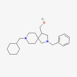 molecular formula C23H36N2O B12380108 [2-Benzyl-8-(cyclohexylmethyl)-2,8-diazaspiro[4.5]decan-4-yl]methanol 