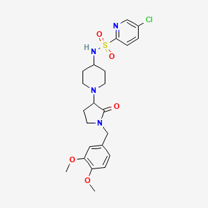 molecular formula C23H29ClN4O5S B12380163 AChE-IN-56 