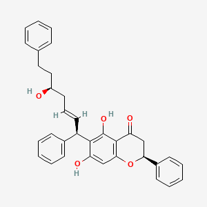 molecular formula C34H32O5 B12380168 Typhatifolin B 