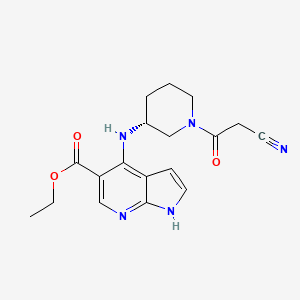 molecular formula C18H21N5O3 B12380203 Lepzacitinib CAS No. 2321488-47-3