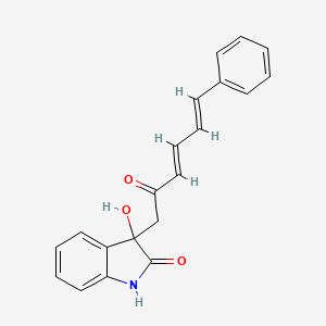 molecular formula C20H17NO3 B12380224 SARS-CoV-2 Mpro-IN-12 