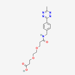 molecular formula C18H23N5O5 B12380271 Me-Tet-PEG2-COOH 