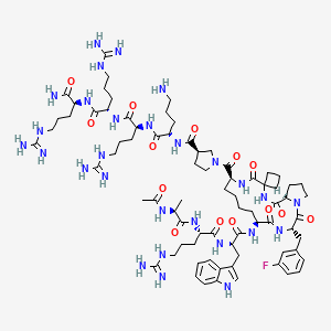 molecular formula C77H119FN28O14 B12380283 Menin-MLL inhibitor 31 