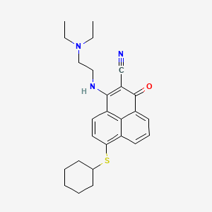 molecular formula C26H31N3OS B12380287 Hsp70-Bim Inhibitor S1g-10 