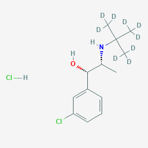 (1S,2R)-erythro-Dihydro Bupropion-d9 Hydrochloride