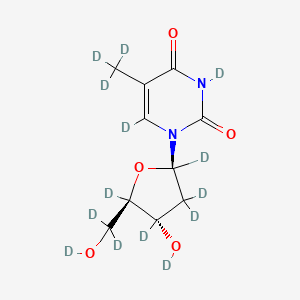 molecular formula C10H14N2O5 B12380318 Thymidine-d14 