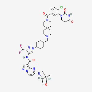 molecular formula C43H50ClF2N11O5 B12380337 PROTAC IRAK4 degrader-8 