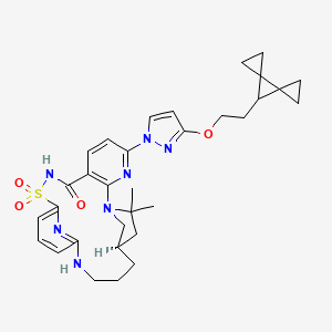 molecular formula C32H39N7O4S B12380368 (R)-Vanzacaftor 