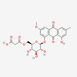 molecular formula C25H24O13 B12380374 Physcion 8-O-beta-D-(6'-O-Malonylglucoside) 