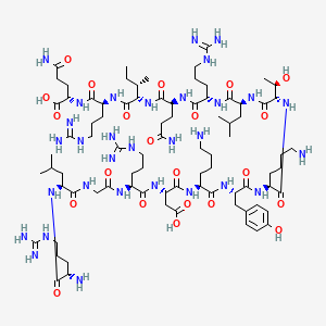 molecular formula C83H147N31O22 B12380382 LRRKtide 