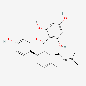 molecular formula C26H30O5 B1238039 潘杜拉汀 C 