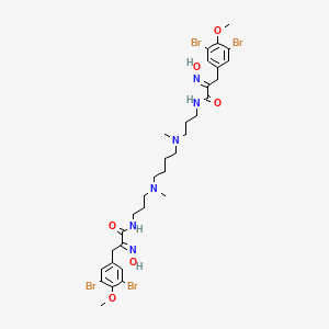 molecular formula C32H44Br4N6O6 B12380403 Spermatinamine 