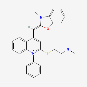 molecular formula C28H28N3OS+ B12380428 SYBR Green II (Ionic form) 