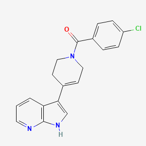 molecular formula C19H16ClN3O B12380437 Erk5-IN-5 