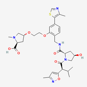 molecular formula C33H43N5O8S B12380445 E3 Ligase Ligand-linker Conjugate 57 