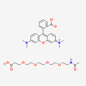 molecular formula C37H47N3O10 B12380465 Tamra-peg4-cooh 