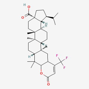 molecular formula C34H49F3O4 B12380469 Anticancer agent 201 