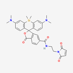 molecular formula C33H34N4O5Si B12380476 SiR-Maleimide 