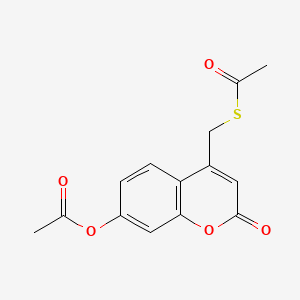 molecular formula C14H12O5S B12380487 DNA polymerase-IN-2 