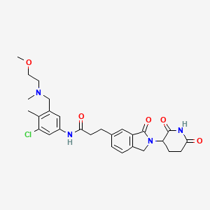 molecular formula C28H33ClN4O5 B12380493 GSPT1 degrader-1 