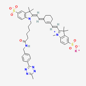 molecular formula C47H52KN7O7S2 B12380503 Sulfo-Cy7 tetrazine 