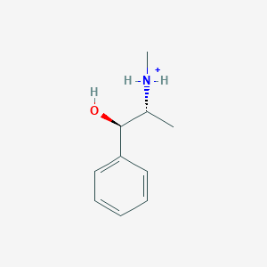 molecular formula C10H16NO+ B1238051 (1r,2r)-伪麻黄碱 