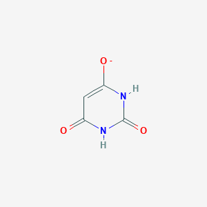 molecular formula C4H3N2O3- B1238055 Barbiturate(1-) 